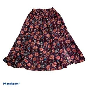 EUC Dockers Floral Maxi Skirt
